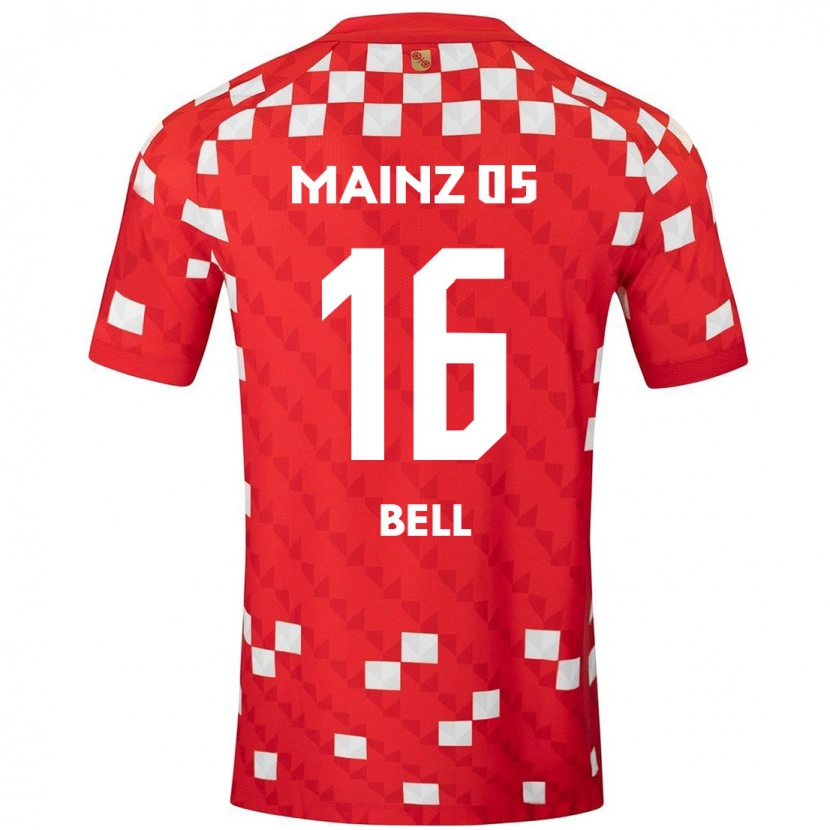 Danxen Damen Stefan Bell #16 Weiß Rot Heimtrikot Trikot 2024/25 T-Shirt
