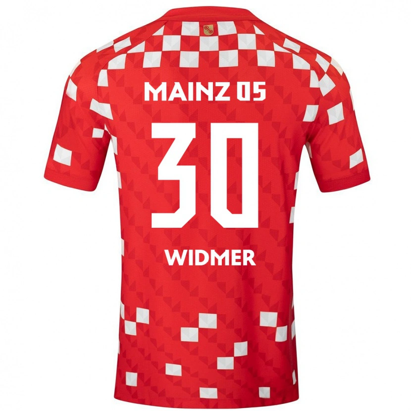 Danxen Damen Silvan Widmer #30 Weiß Rot Heimtrikot Trikot 2024/25 T-Shirt