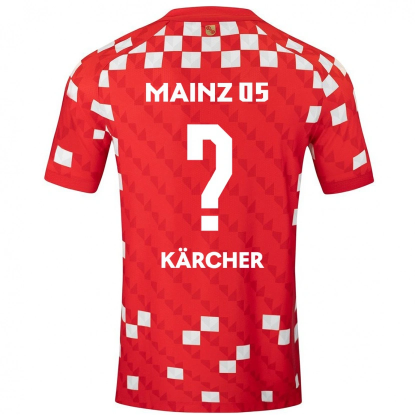 Danxen Damen Bent Kärcher #0 Weiß Rot Heimtrikot Trikot 2024/25 T-Shirt