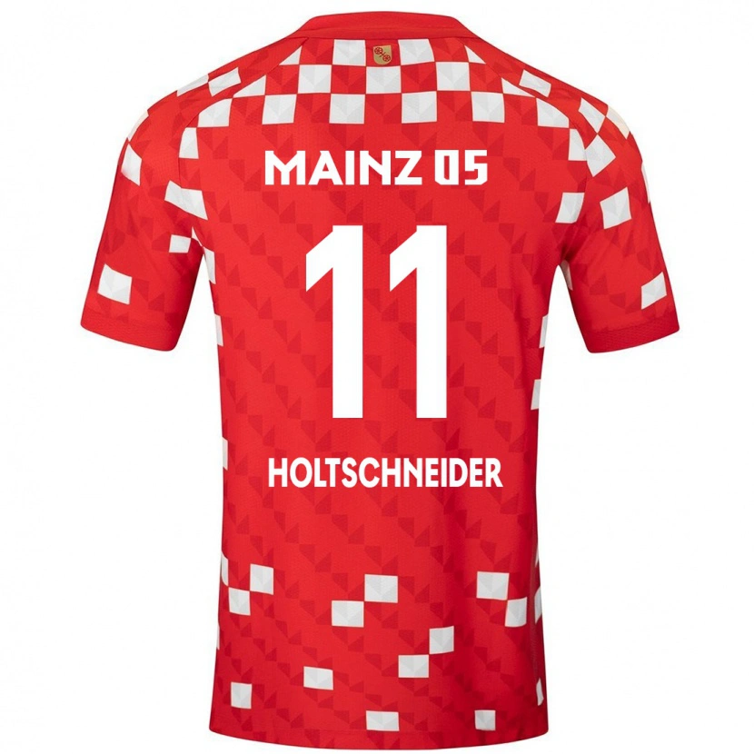 Danxen Damen Hannah Holtschneider #11 Weiß Rot Heimtrikot Trikot 2024/25 T-Shirt