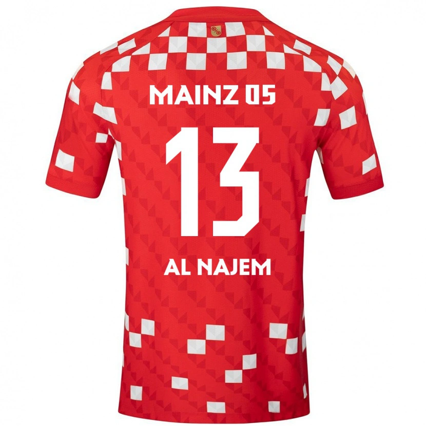 Danxen Damen Salma Al Najem #13 Weiß Rot Heimtrikot Trikot 2024/25 T-Shirt
