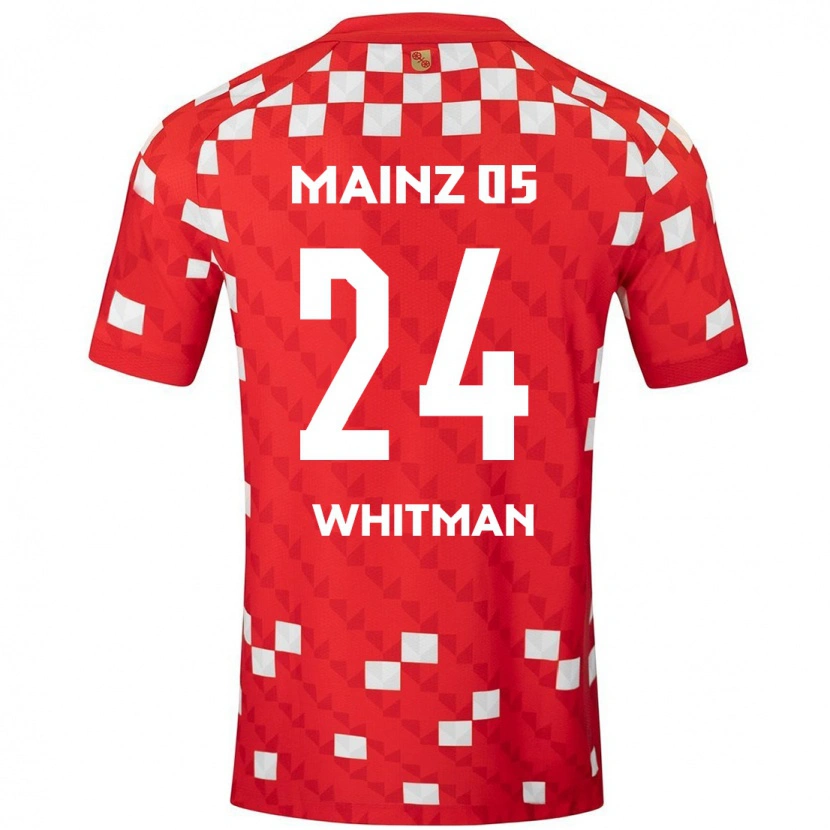 Danxen Damen Katherine Whitman #24 Weiß Rot Heimtrikot Trikot 2024/25 T-Shirt