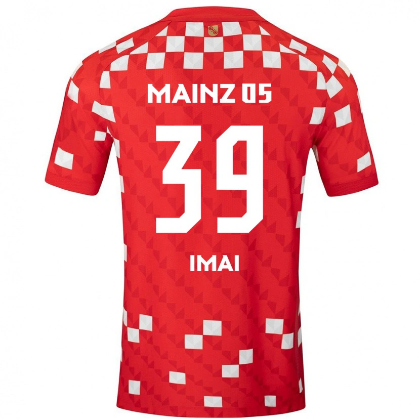Danxen Damen Yurina Imai #39 Weiß Rot Heimtrikot Trikot 2024/25 T-Shirt