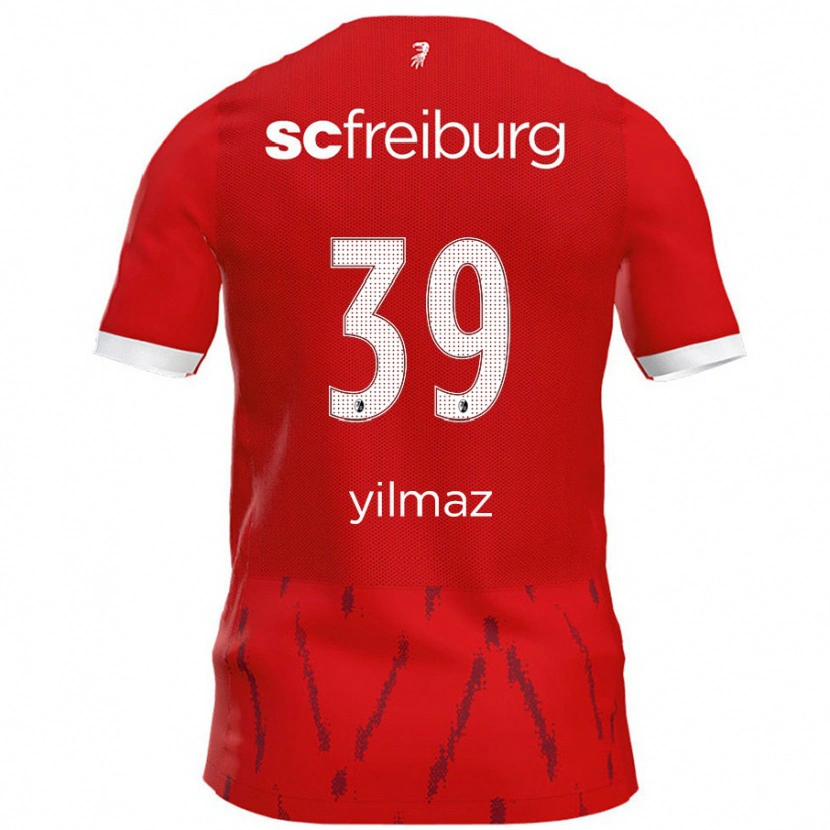 Danxen Damen Berkay Yılmaz #39 Rot Heimtrikot Trikot 2024/25 T-Shirt