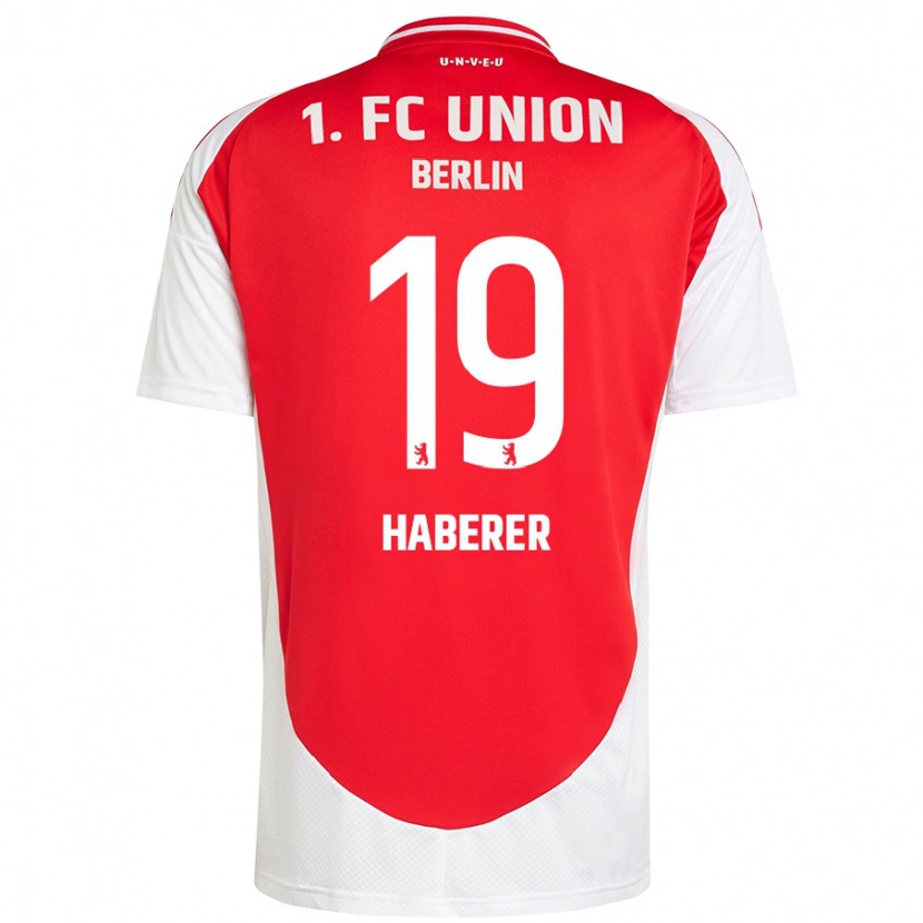 Danxen Damen Janik Haberer #19 Rot Weiß Heimtrikot Trikot 2024/25 T-Shirt