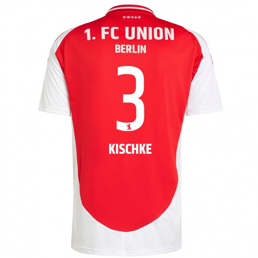 Danxen Damen Pepe Kischke #3 Rot Weiß Heimtrikot Trikot 2024/25 T-Shirt