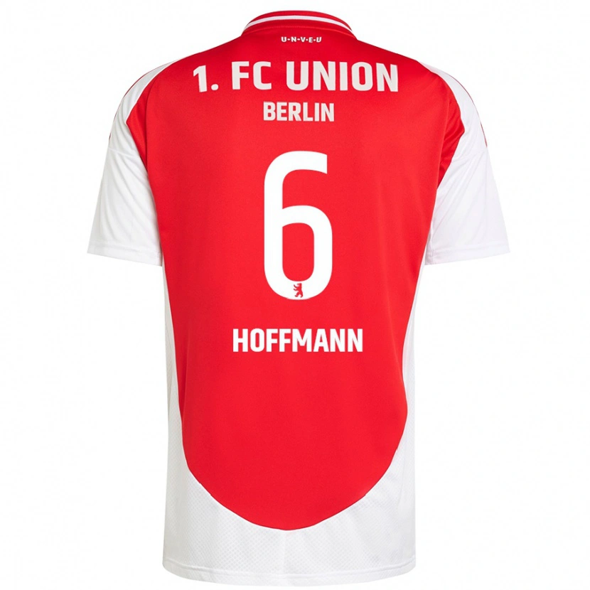 Danxen Damen Finn Hoffmann #6 Rot Weiß Heimtrikot Trikot 2024/25 T-Shirt