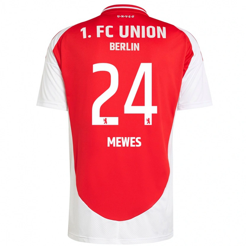 Danxen Damen Gennaro Mewes #24 Rot Weiß Heimtrikot Trikot 2024/25 T-Shirt