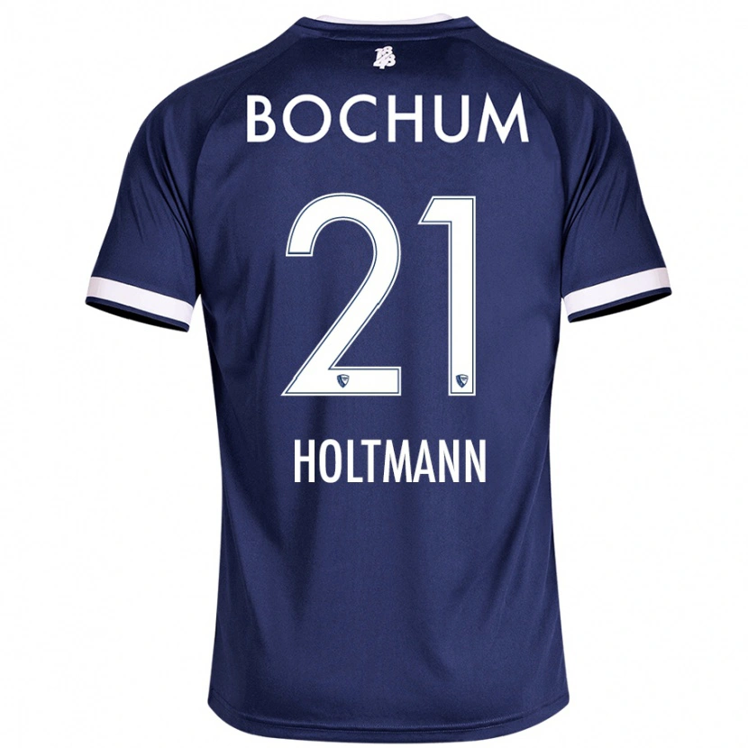 Danxen Damen Gerrit Holtmann #21 Dunkelblau Heimtrikot Trikot 2024/25 T-Shirt