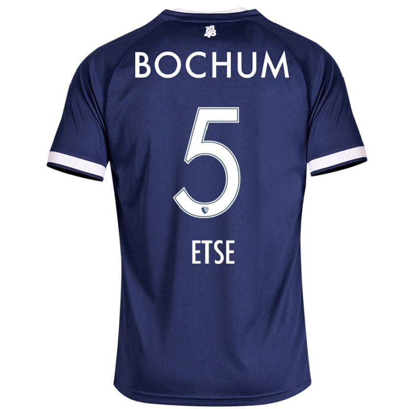 Danxen Damen Julian Etse #5 Dunkelblau Heimtrikot Trikot 2024/25 T-Shirt