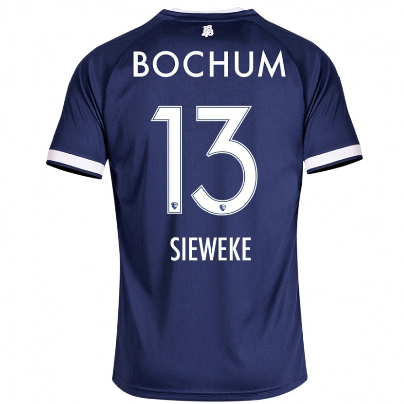 Danxen Damen Henri Sieweke #13 Dunkelblau Heimtrikot Trikot 2024/25 T-Shirt