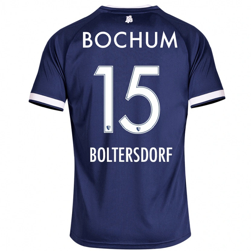 Danxen Damen Sebastian Boltersdorf #15 Dunkelblau Heimtrikot Trikot 2024/25 T-Shirt
