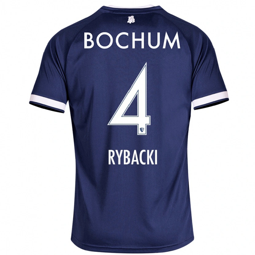 Danxen Damen Pia Rybacki #4 Dunkelblau Heimtrikot Trikot 2024/25 T-Shirt