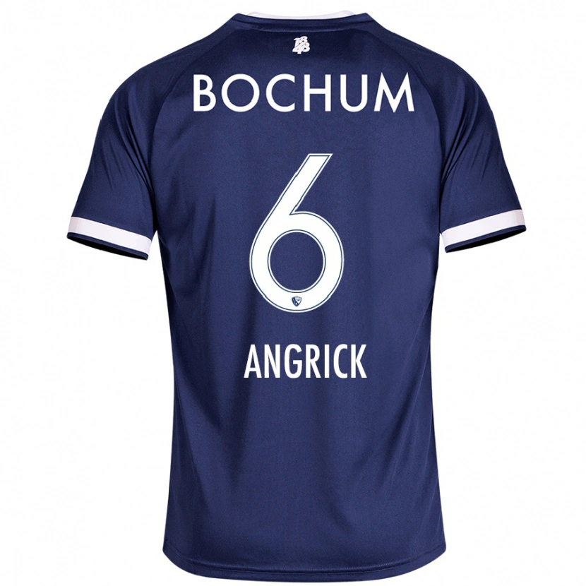 Danxen Damen Janine Angrick #6 Dunkelblau Heimtrikot Trikot 2024/25 T-Shirt
