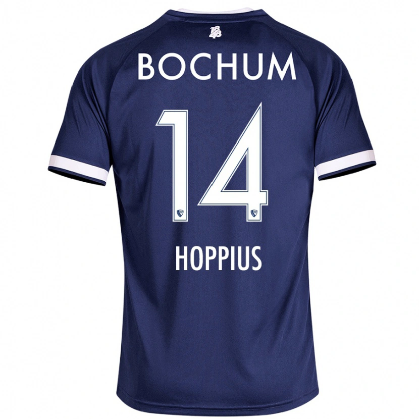 Danxen Damen Dörthe Hoppius #14 Dunkelblau Heimtrikot Trikot 2024/25 T-Shirt