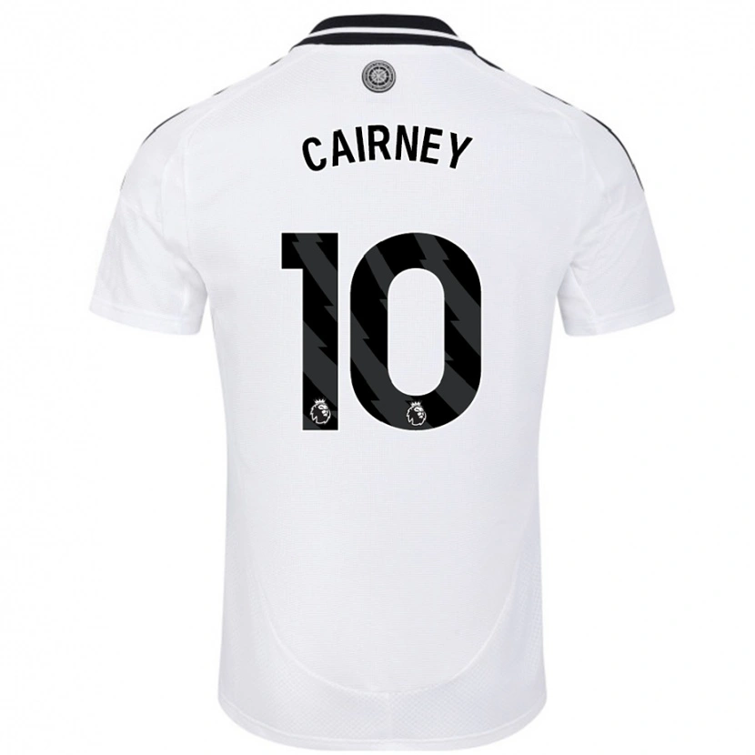Danxen Damen Tom Cairney #10 Weiß Heimtrikot Trikot 2024/25 T-Shirt
