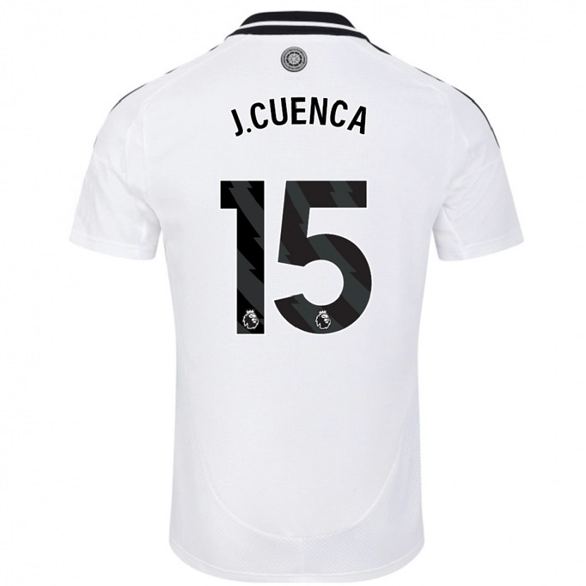 Danxen Damen Jorge Cuenca #15 Weiß Heimtrikot Trikot 2024/25 T-Shirt