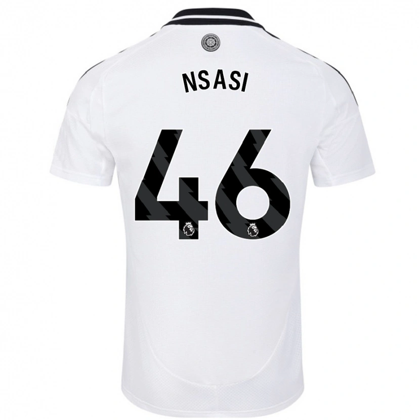Danxen Damen Eddie Nsasi #46 Weiß Heimtrikot Trikot 2024/25 T-Shirt