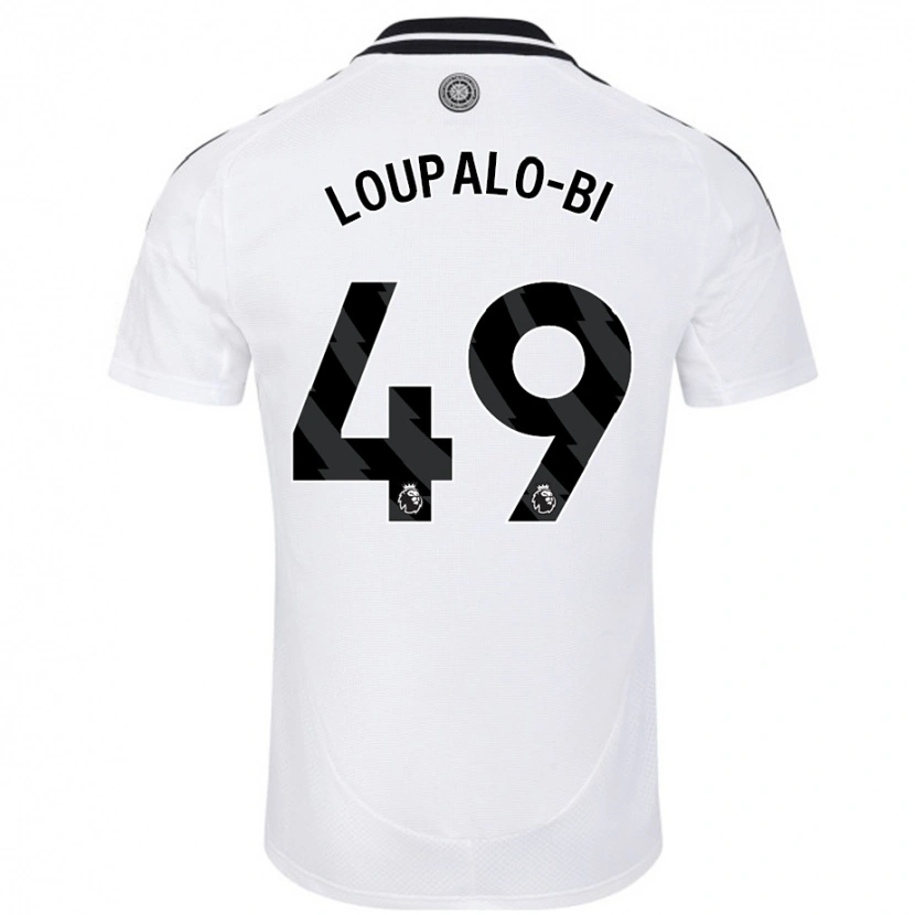 Danxen Damen Aaron Loupalo-Bi #49 Weiß Heimtrikot Trikot 2024/25 T-Shirt