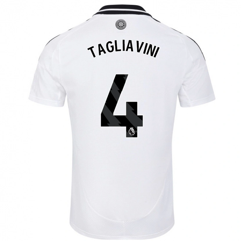 Danxen Damen Ella Tagliavini #4 Weiß Heimtrikot Trikot 2024/25 T-Shirt