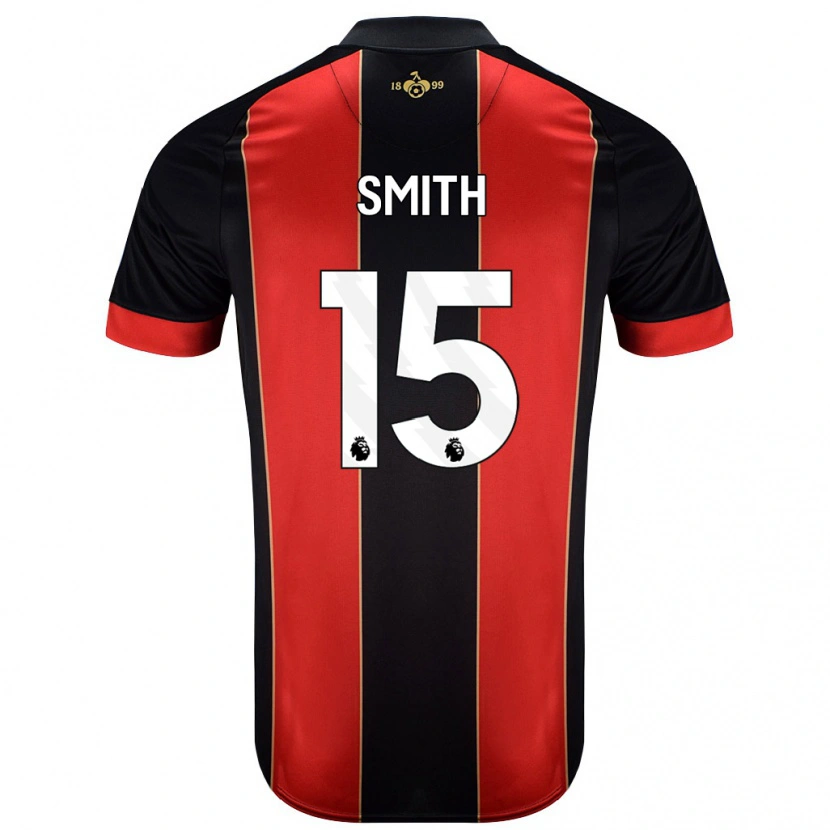 Danxen Damen Adam Smith #15 Rot Schwarz Heimtrikot Trikot 2024/25 T-Shirt