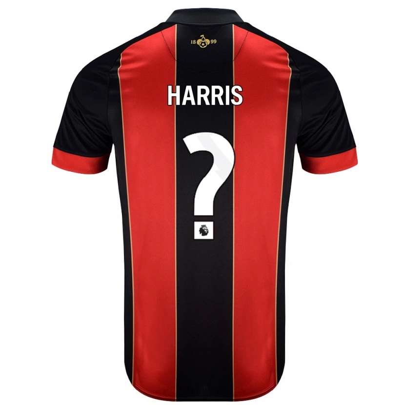 Danxen Damen Archie Harris #0 Rot Schwarz Heimtrikot Trikot 2024/25 T-Shirt