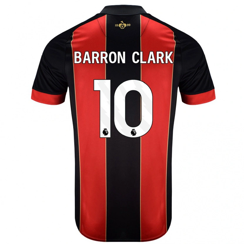 Danxen Damen Molly Barron-Clark #10 Rot Schwarz Heimtrikot Trikot 2024/25 T-Shirt