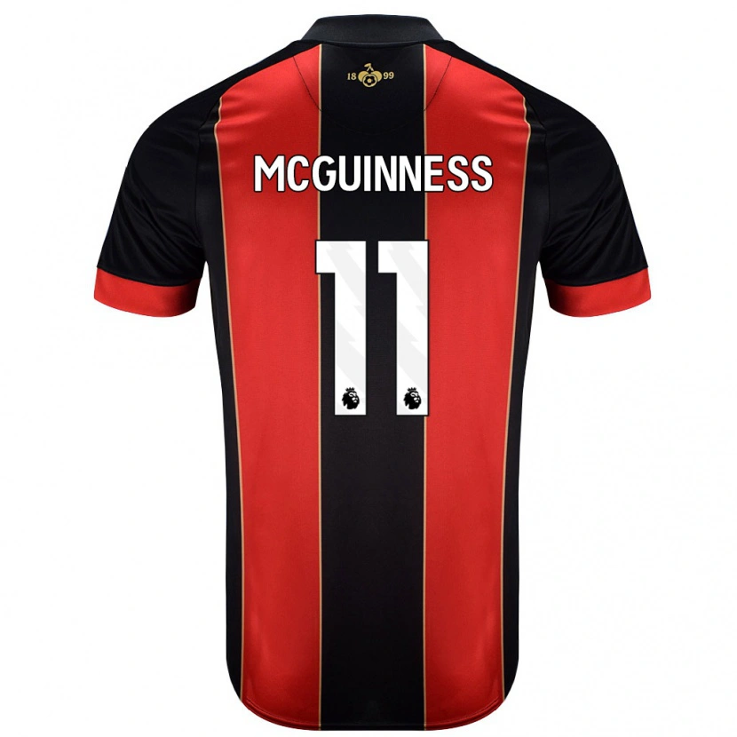 Danxen Damen Gemma Mcguinness #11 Rot Schwarz Heimtrikot Trikot 2024/25 T-Shirt