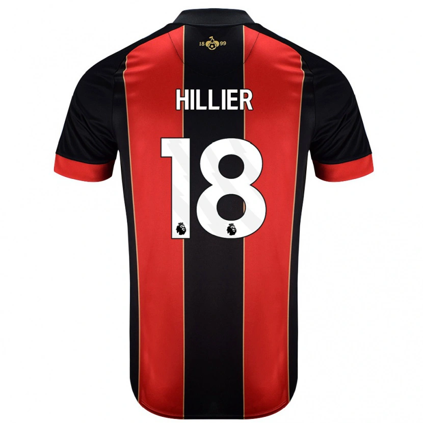 Danxen Damen Gemma Hillier #18 Rot Schwarz Heimtrikot Trikot 2024/25 T-Shirt