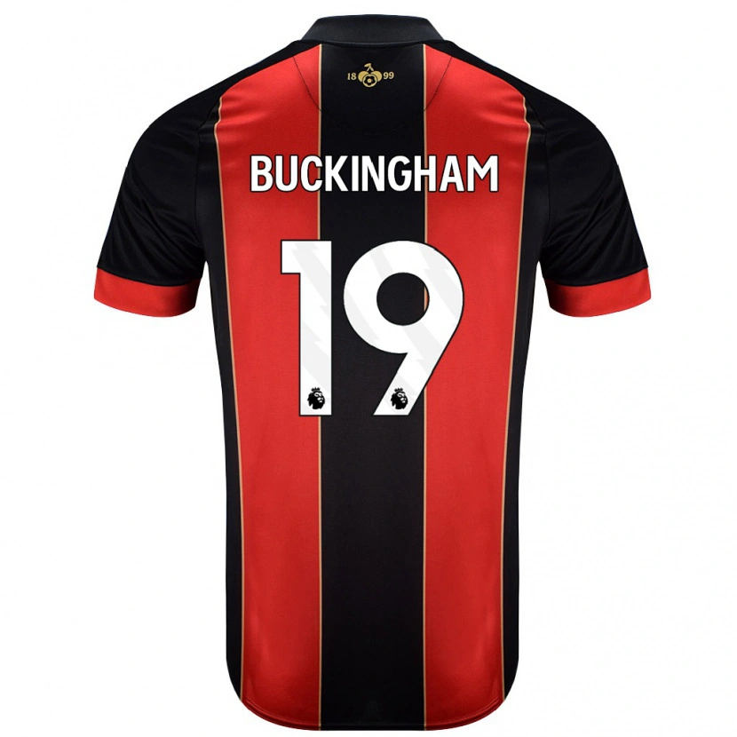 Danxen Damen Alisha Buckingham #19 Rot Schwarz Heimtrikot Trikot 2024/25 T-Shirt