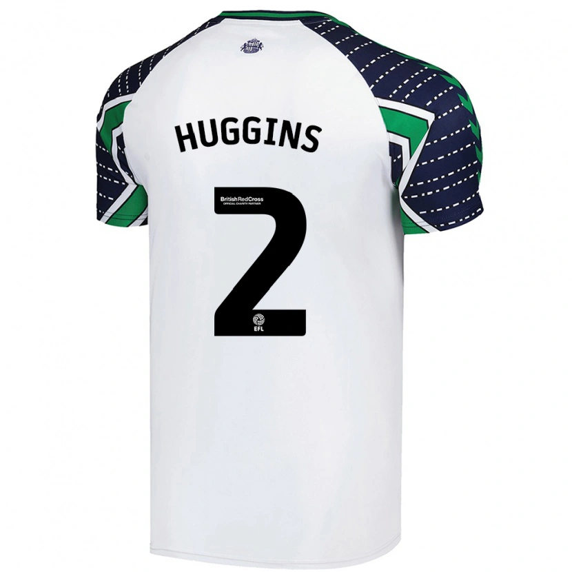 Danxen Damen Niall Huggins #2 Weiß Auswärtstrikot Trikot 2024/25 T-Shirt