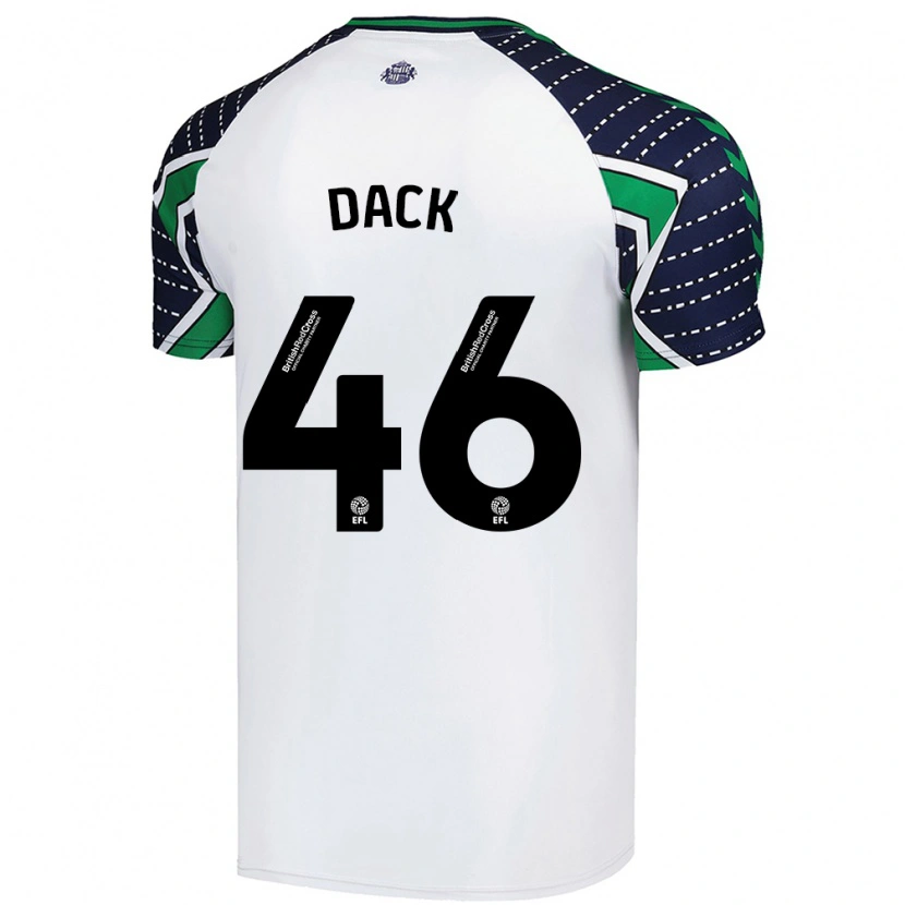 Danxen Damen Bradley Dack #46 Weiß Auswärtstrikot Trikot 2024/25 T-Shirt