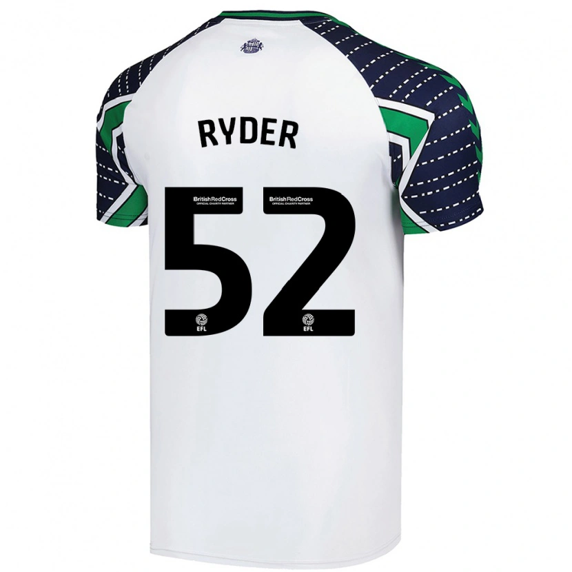Danxen Damen Joe Ryder #52 Weiß Auswärtstrikot Trikot 2024/25 T-Shirt