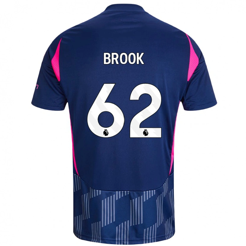 Danxen Damen Will Brook #62 Königsblau Rosa Auswärtstrikot Trikot 2024/25 T-Shirt