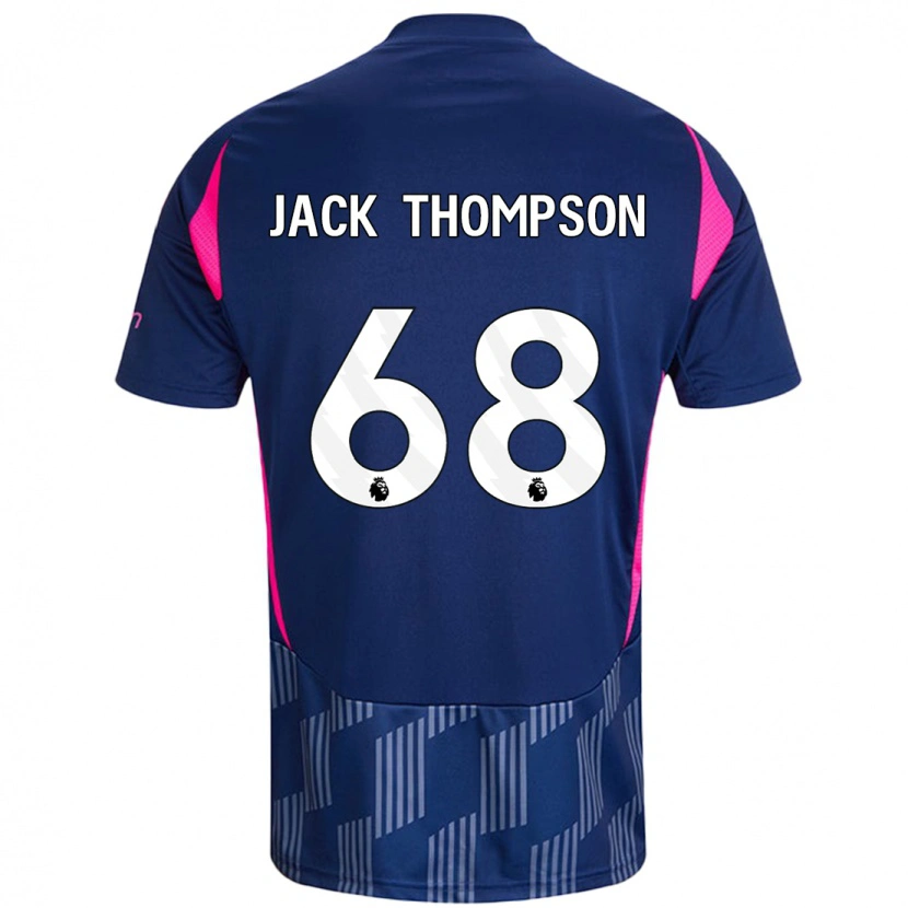 Danxen Damen Jack Thompson #68 Königsblau Rosa Auswärtstrikot Trikot 2024/25 T-Shirt