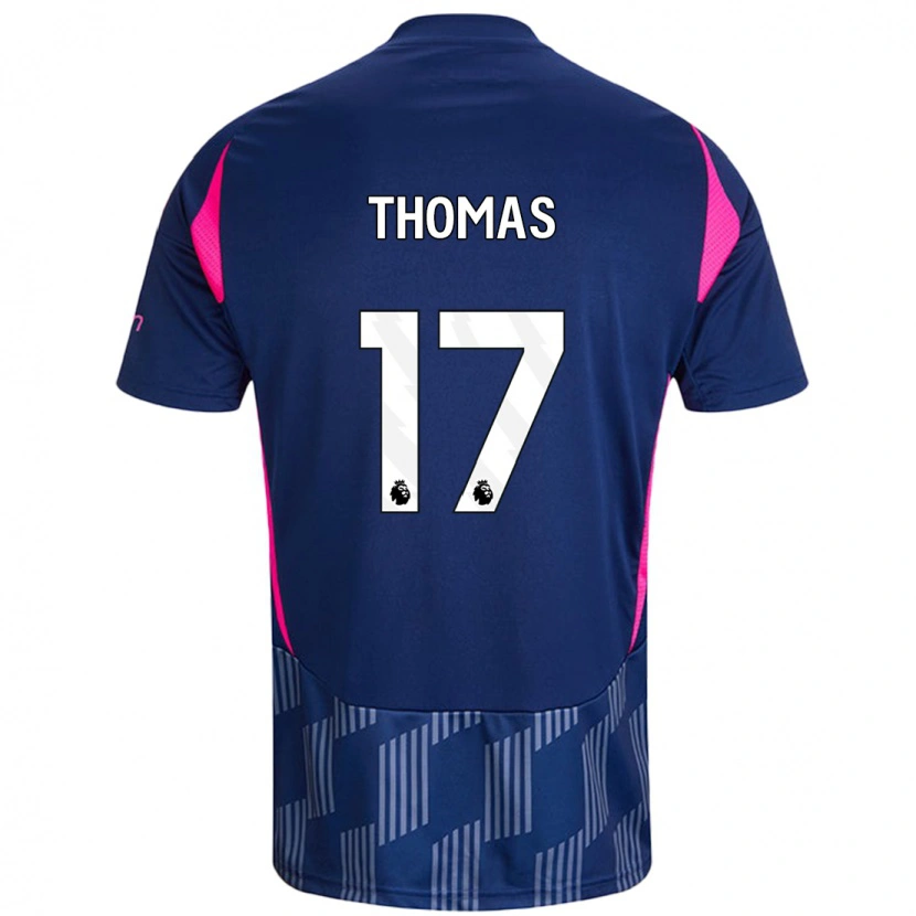 Danxen Damen Freya Thomas #17 Königsblau Rosa Auswärtstrikot Trikot 2024/25 T-Shirt