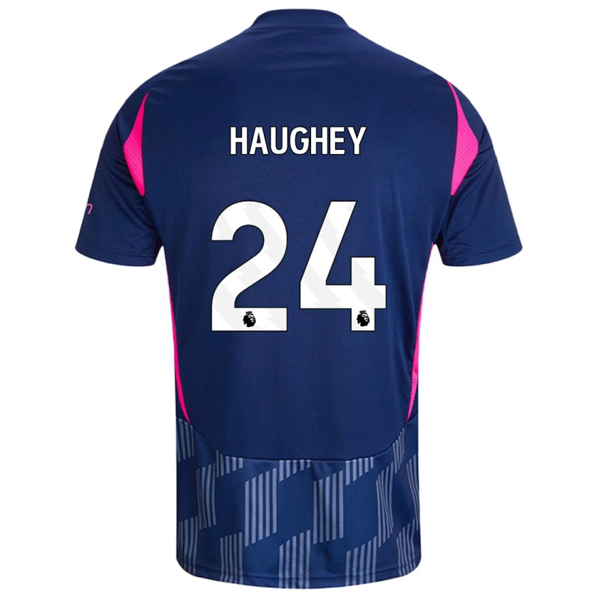 Danxen Damen Ella Haughey #24 Königsblau Rosa Auswärtstrikot Trikot 2024/25 T-Shirt