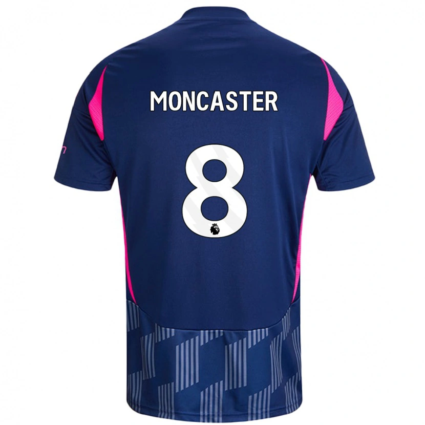 Danxen Damen Mai Moncaster #8 Königsblau Rosa Auswärtstrikot Trikot 2024/25 T-Shirt