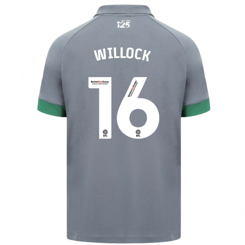 Danxen Damen Chris Willock #16 Dunkelgrau Auswärtstrikot Trikot 2024/25 T-Shirt
