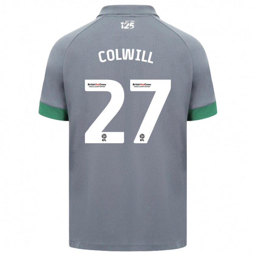 Danxen Damen Rubin Colwill #27 Dunkelgrau Auswärtstrikot Trikot 2024/25 T-Shirt