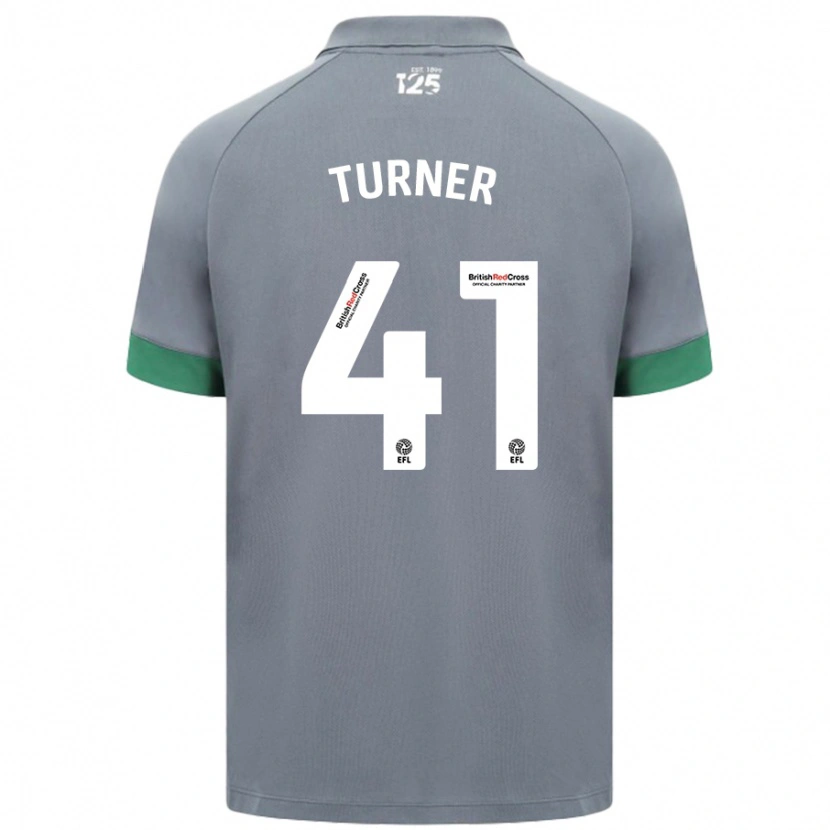 Danxen Damen Matthew Turner #41 Dunkelgrau Auswärtstrikot Trikot 2024/25 T-Shirt