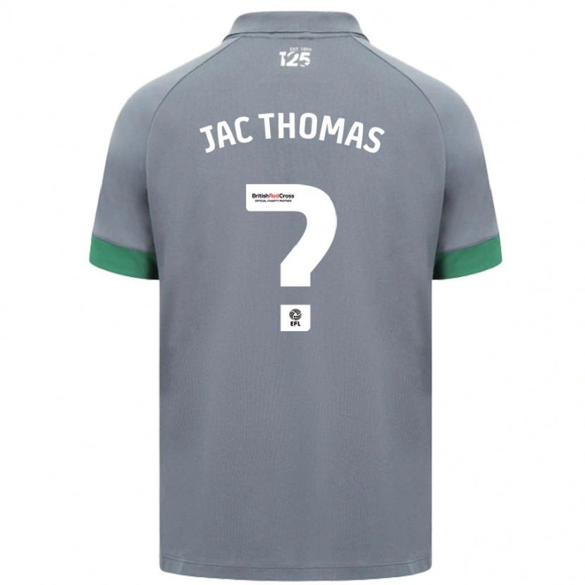 Danxen Damen Jac Thomas #0 Dunkelgrau Auswärtstrikot Trikot 2024/25 T-Shirt
