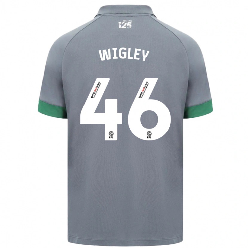 Danxen Damen Morgan Wigley #46 Dunkelgrau Auswärtstrikot Trikot 2024/25 T-Shirt