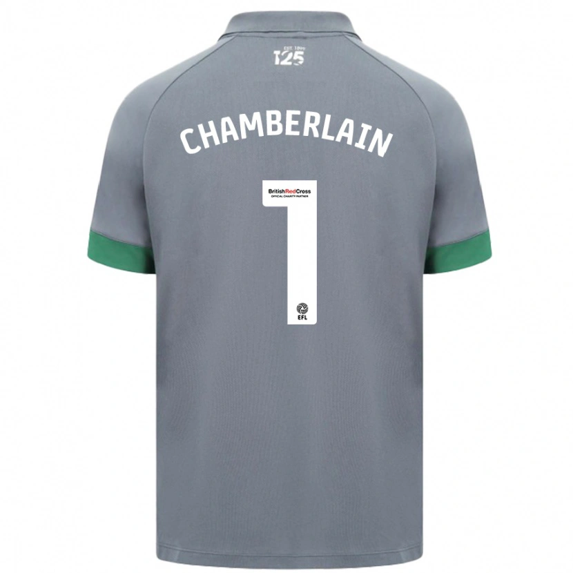 Danxen Damen Ceryn Chamberlain #1 Dunkelgrau Auswärtstrikot Trikot 2024/25 T-Shirt