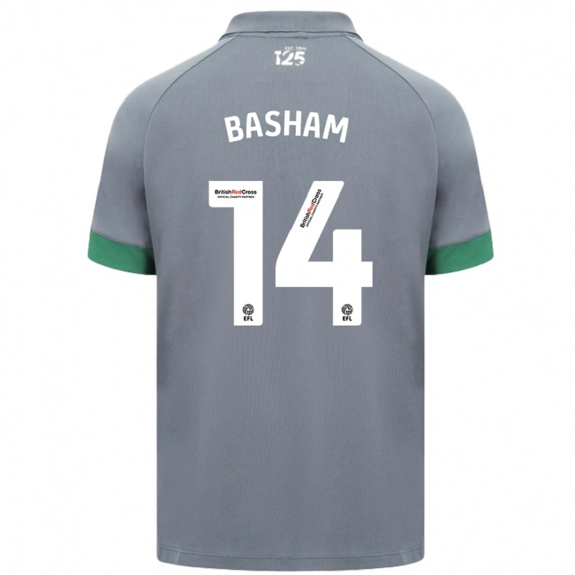 Danxen Damen Olivia Basham #14 Dunkelgrau Auswärtstrikot Trikot 2024/25 T-Shirt