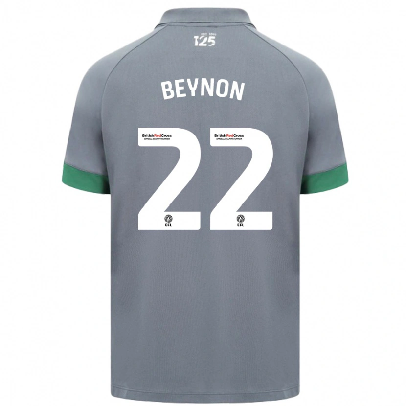 Danxen Damen Emma Beynon #22 Dunkelgrau Auswärtstrikot Trikot 2024/25 T-Shirt