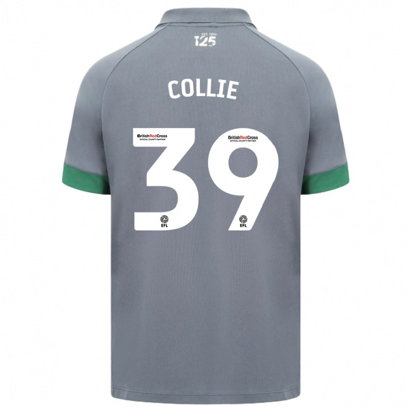 Danxen Damen Eliza Collie #39 Dunkelgrau Auswärtstrikot Trikot 2024/25 T-Shirt