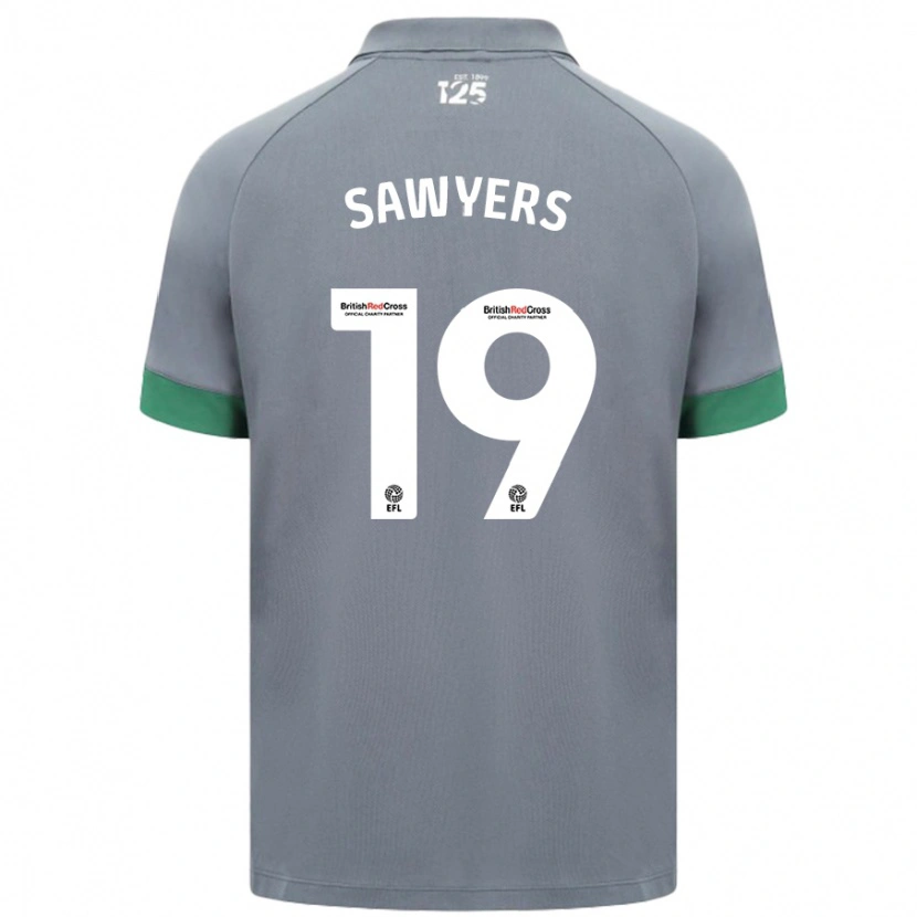 Danxen Damen Romaine Sawyers #19 Dunkelgrau Auswärtstrikot Trikot 2024/25 T-Shirt