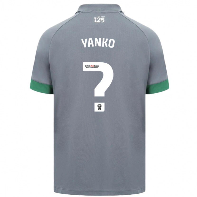 Danxen Damen Nativ Yanko #0 Dunkelgrau Auswärtstrikot Trikot 2024/25 T-Shirt