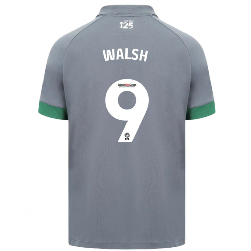 Danxen Damen Catherine Walsh #9 Dunkelgrau Auswärtstrikot Trikot 2024/25 T-Shirt